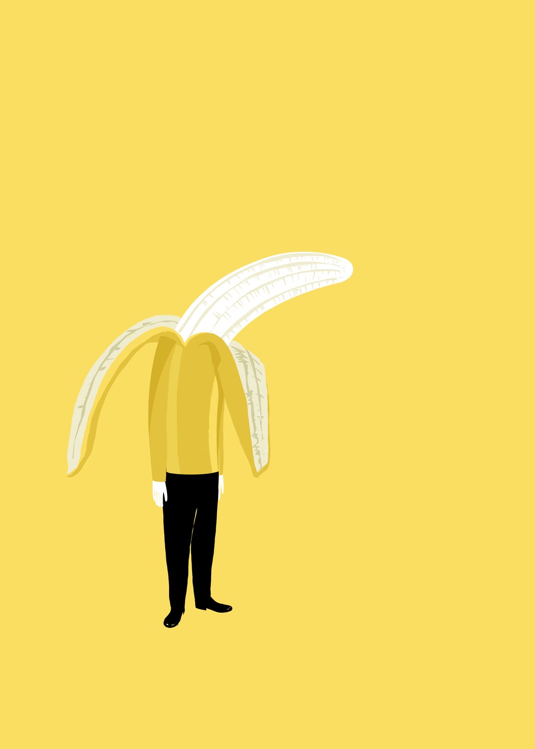 Peeled Banana Man
