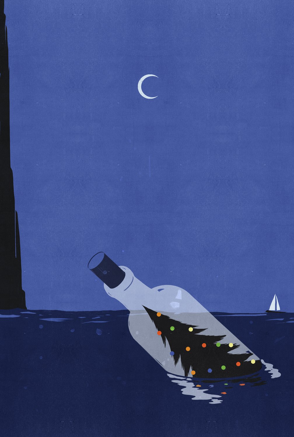 City in a Bottle at Sea
