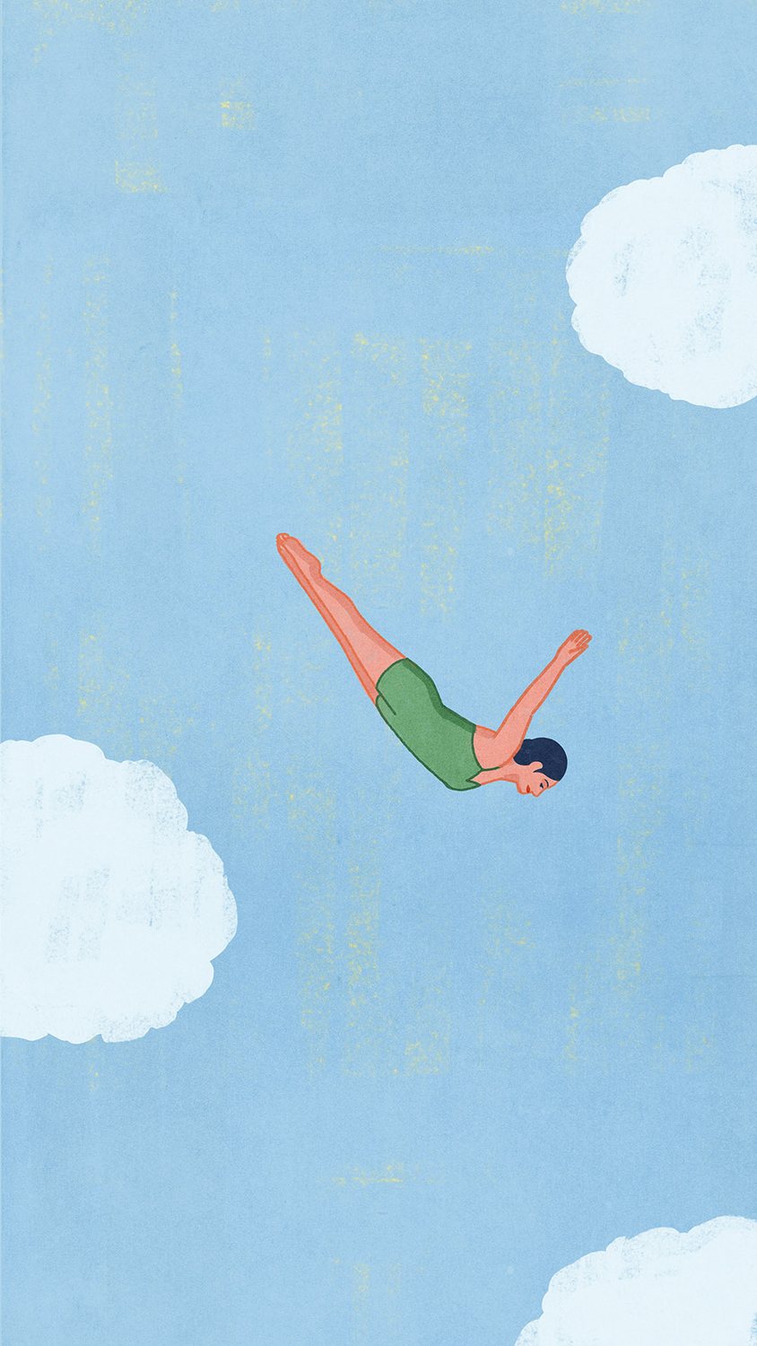 Diver in the Sky
