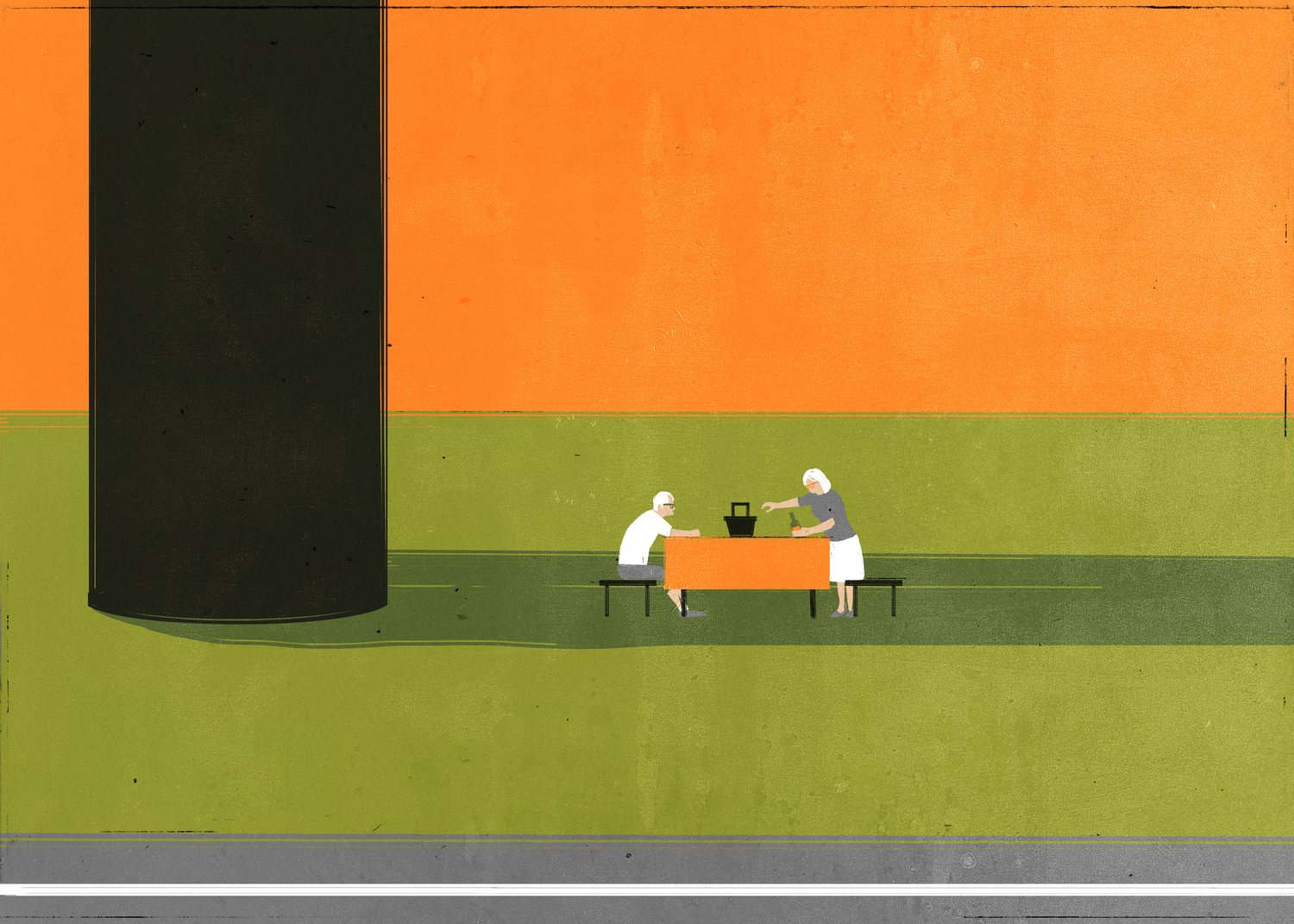 Picnic by the Monolith