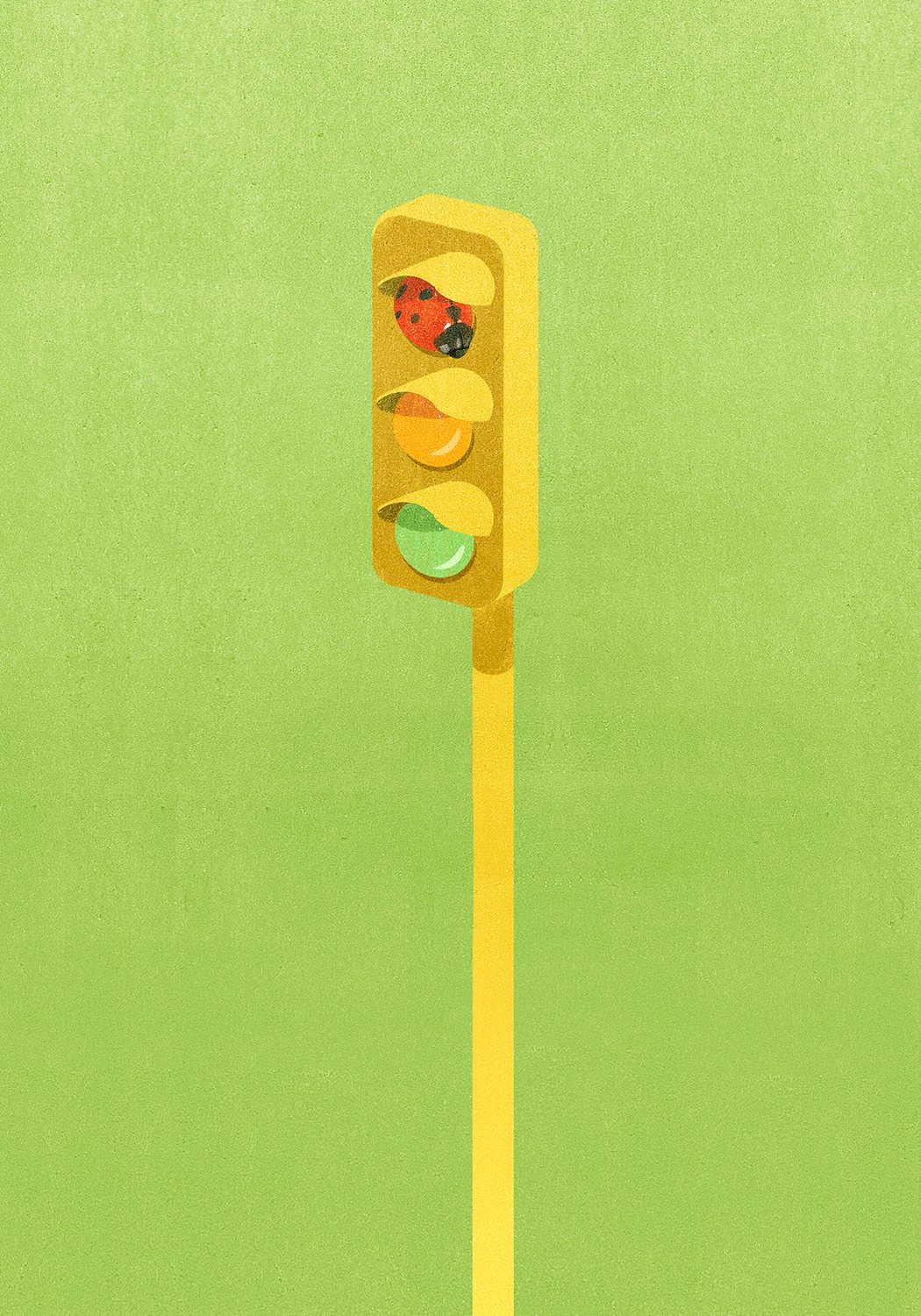 Pencil Traffic Light