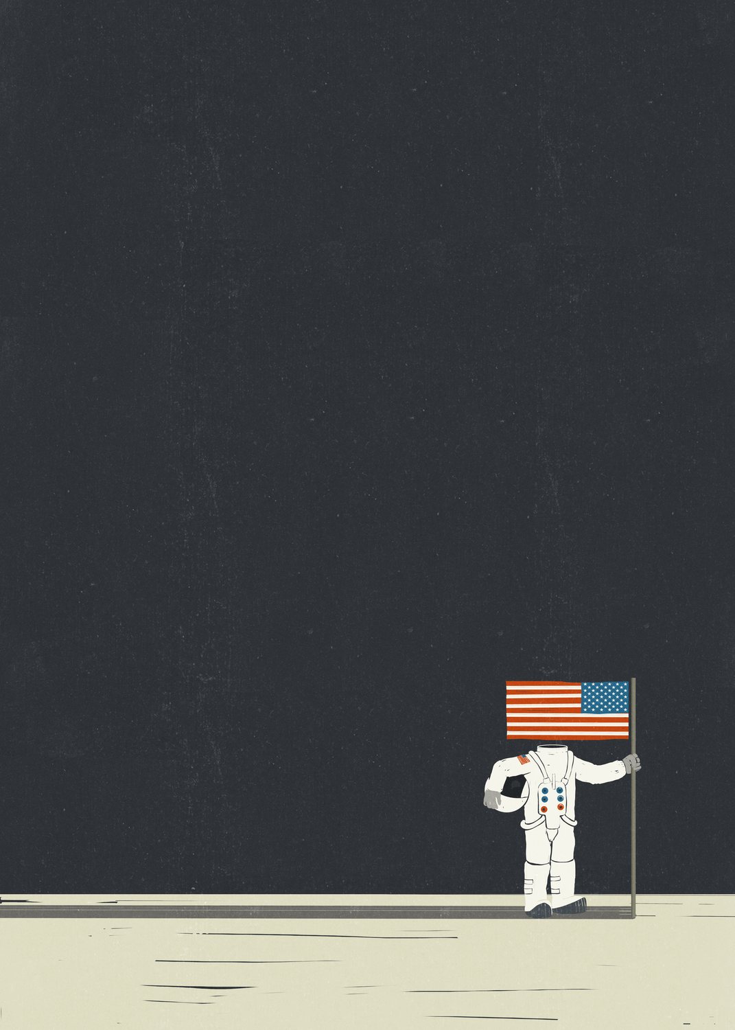 Flag on the Dark