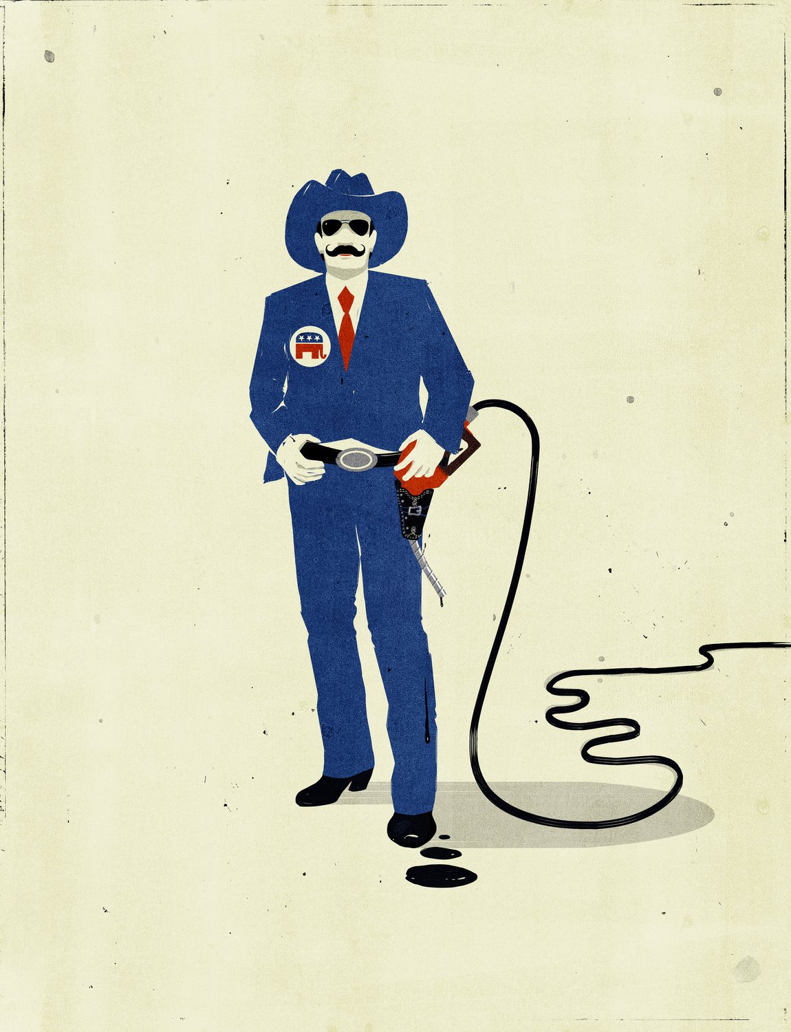 Cowboy with a Drill