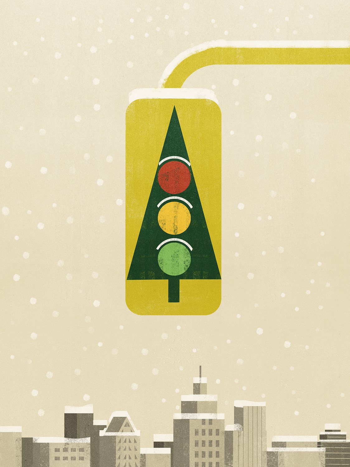 Christmas Traffic Light