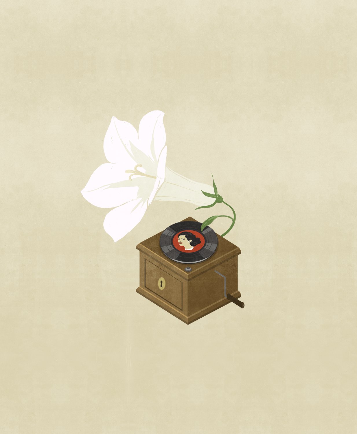 Flower Gramophone