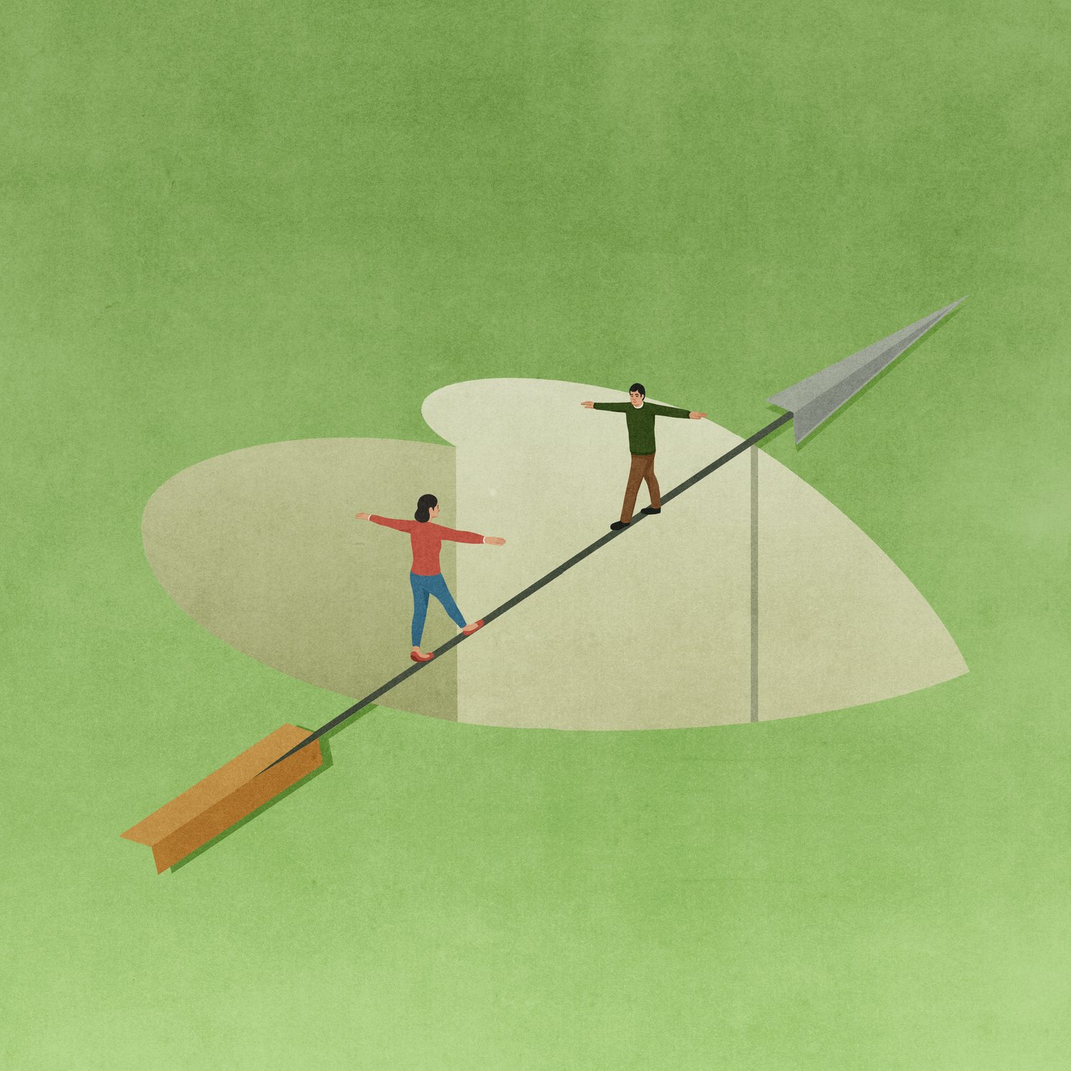 Tightrope Walkers on the Arrow