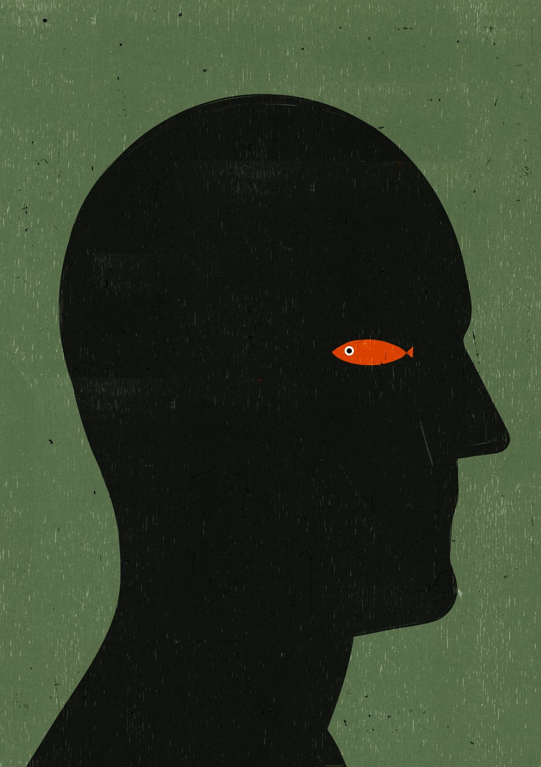 Head with a Fish Eye