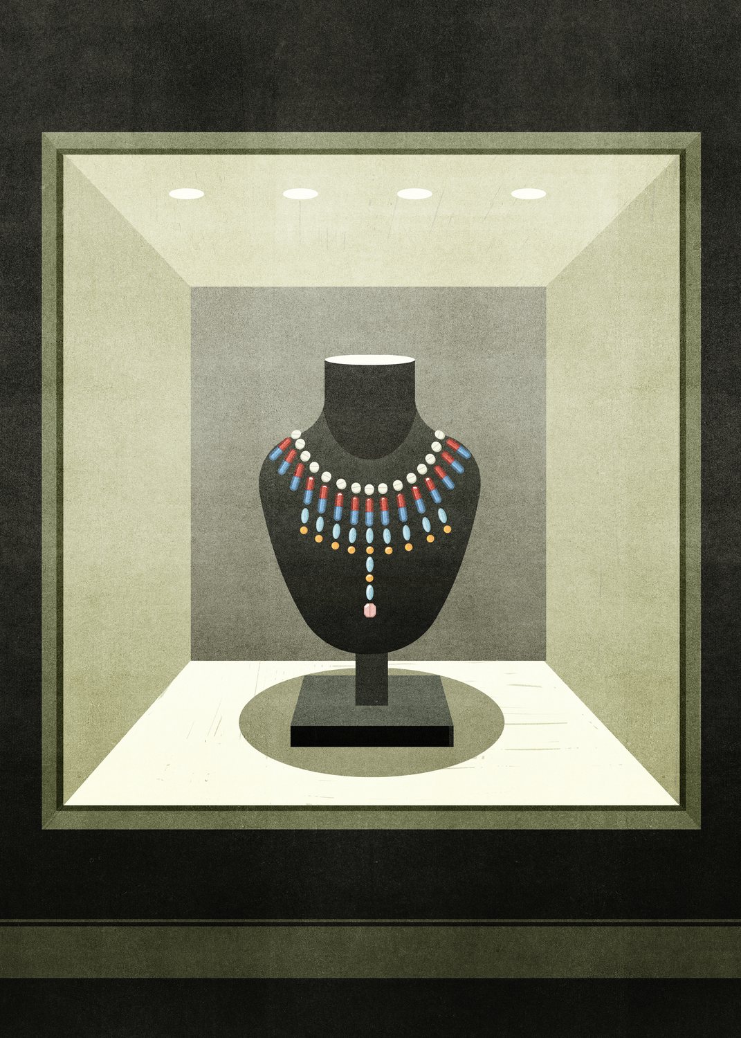 Necklace in the Showcase