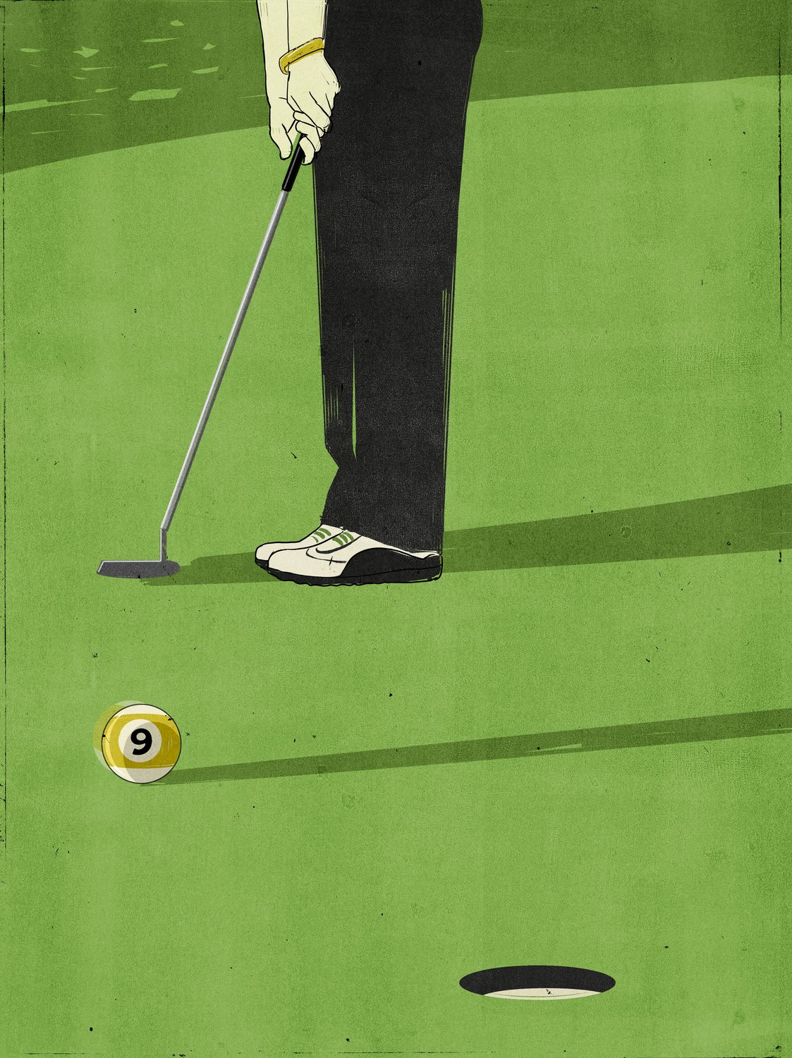 Golfer and the Billiard Ball
