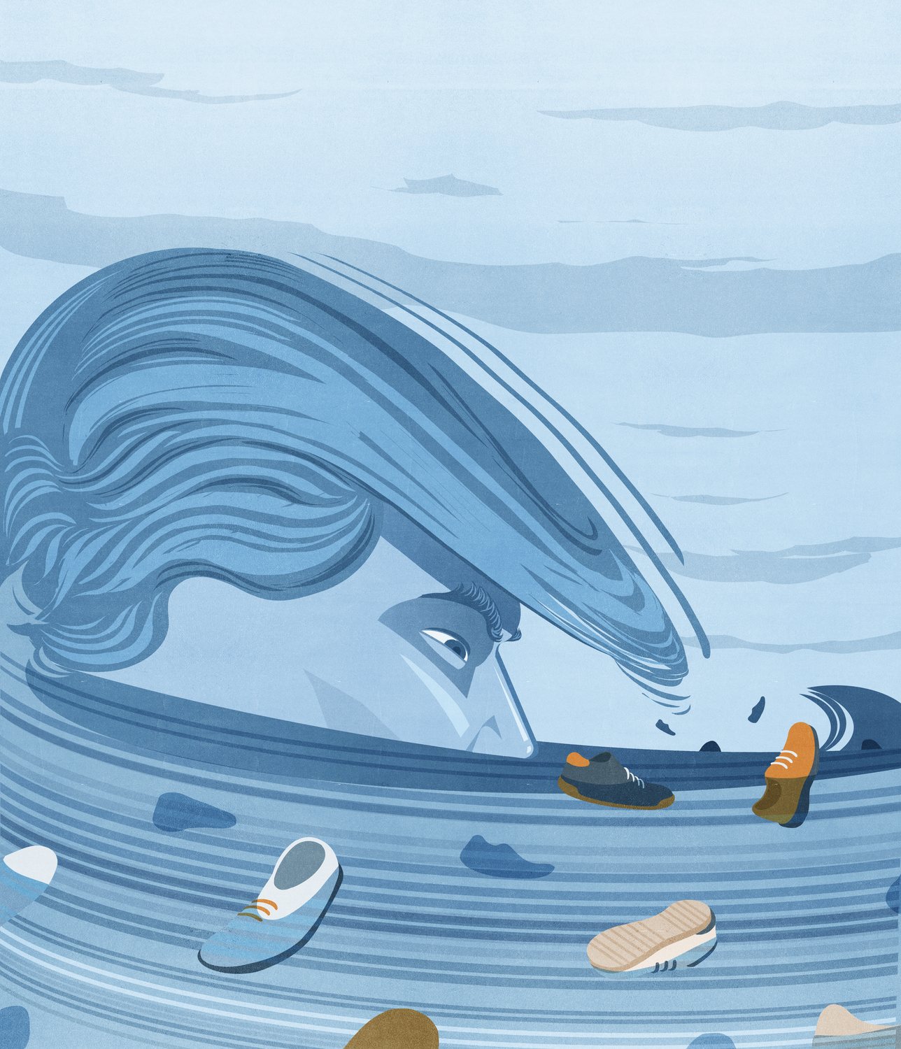 Woman in the Wave
