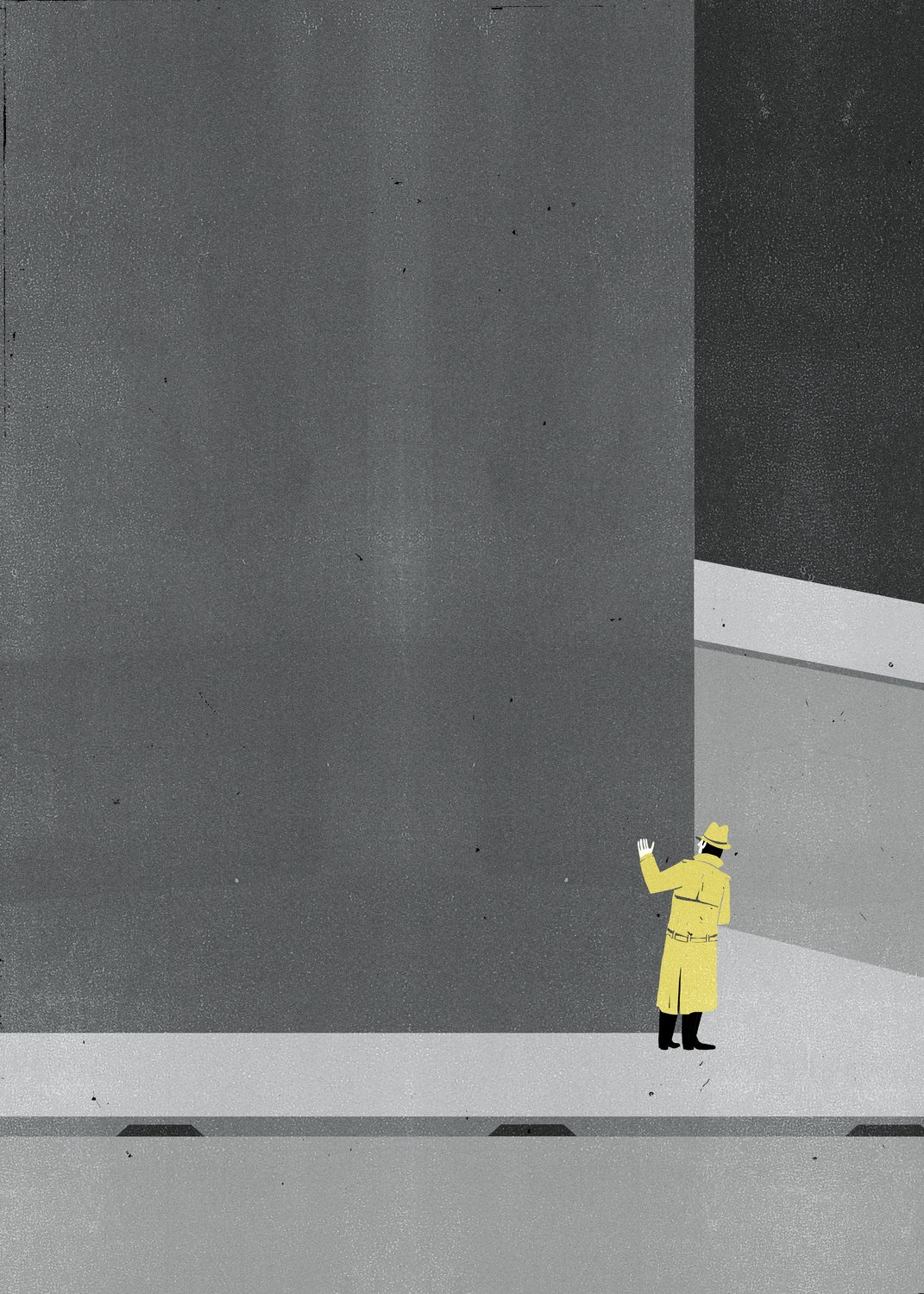 Figure in a Yellow Raincoat
