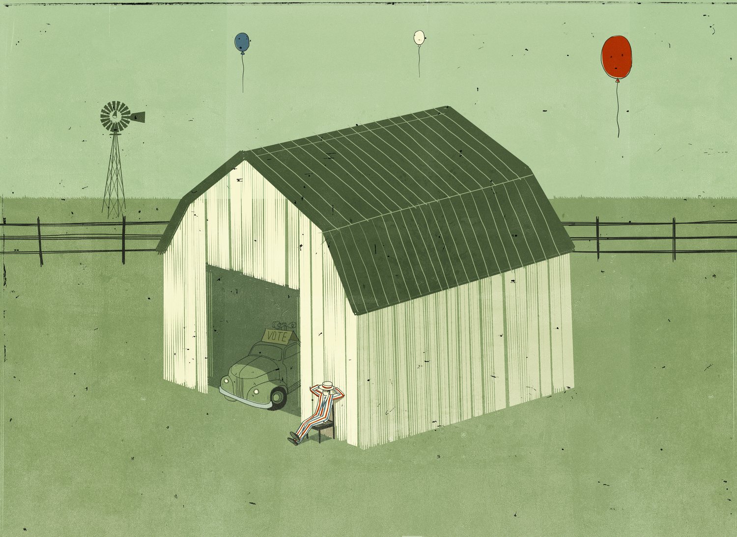 Barn and the Balloons