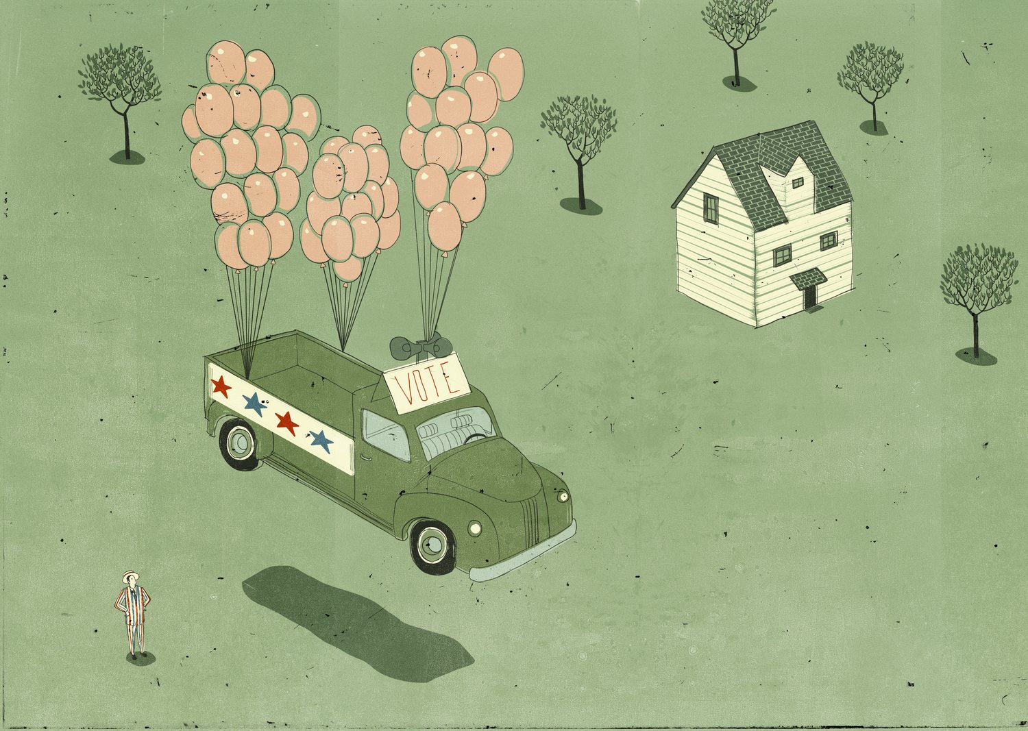 Flying Campaign Car