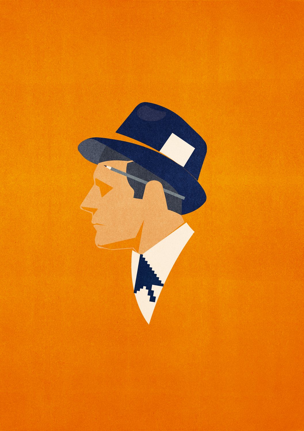 Man in a Hat with a Ticket