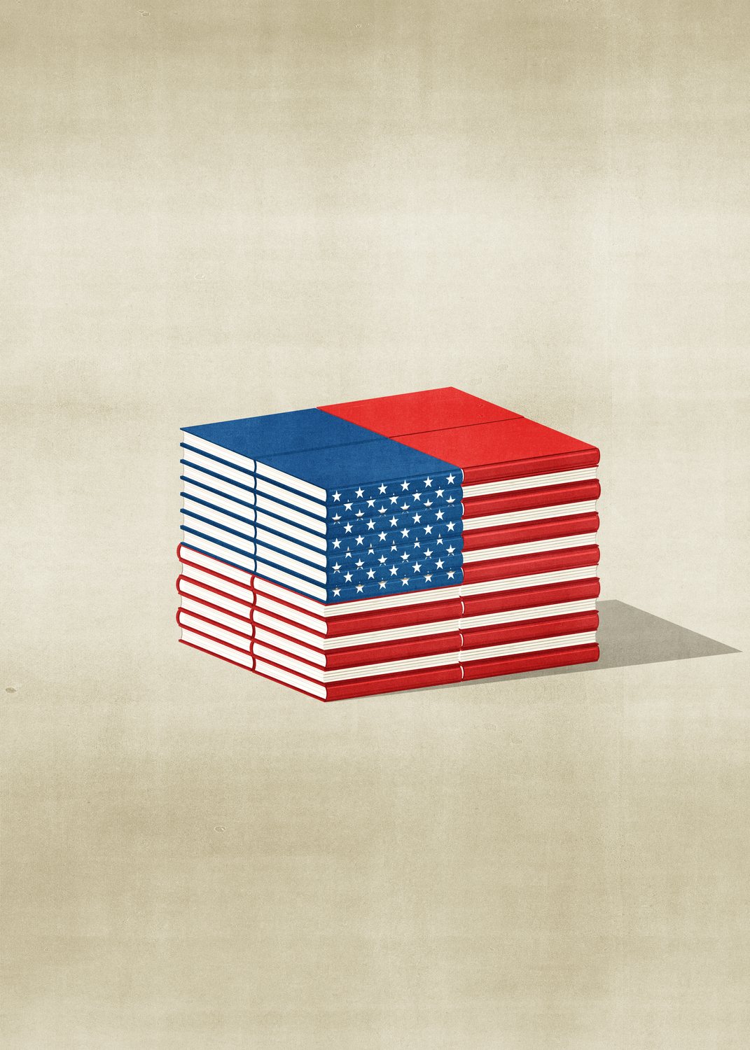 Flag Book Stack