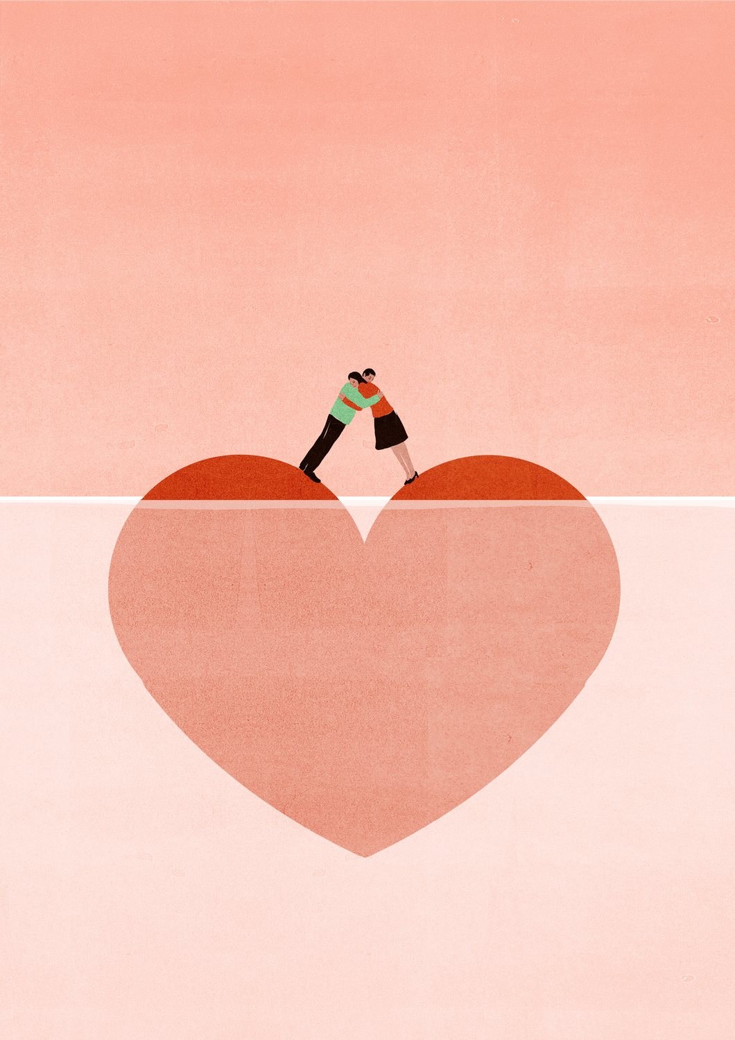 Heart Island Couple