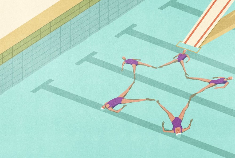 Synchronised Swimmers