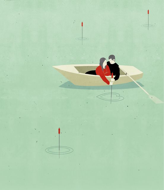 Couple in a Rowboat