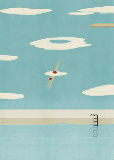 Swimmer in the Sky