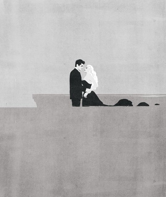 Couple Kissing on a Rooftop