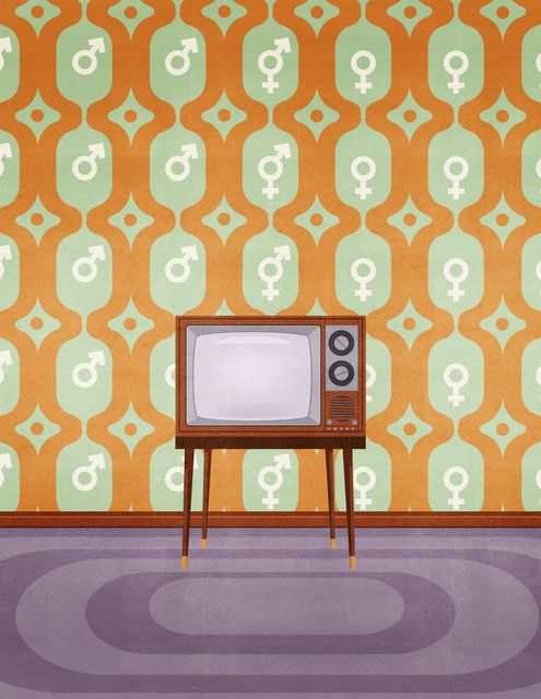 Television and Gender Wallpaper