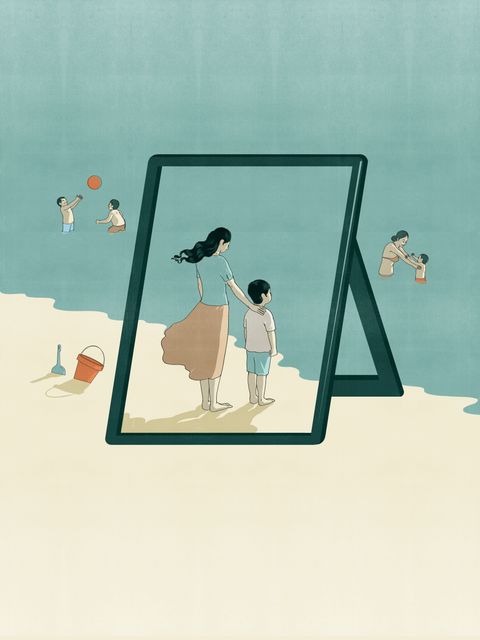Beach Mirror
