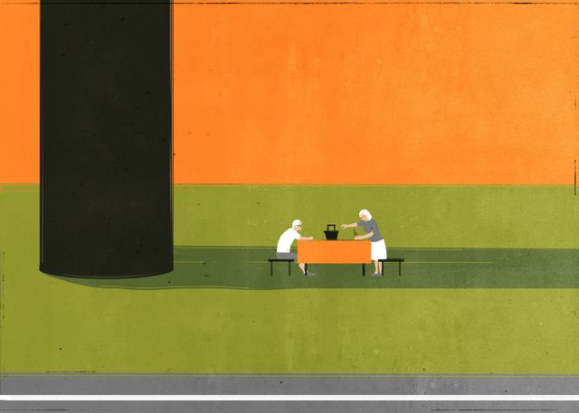 Picnic by the Monolith