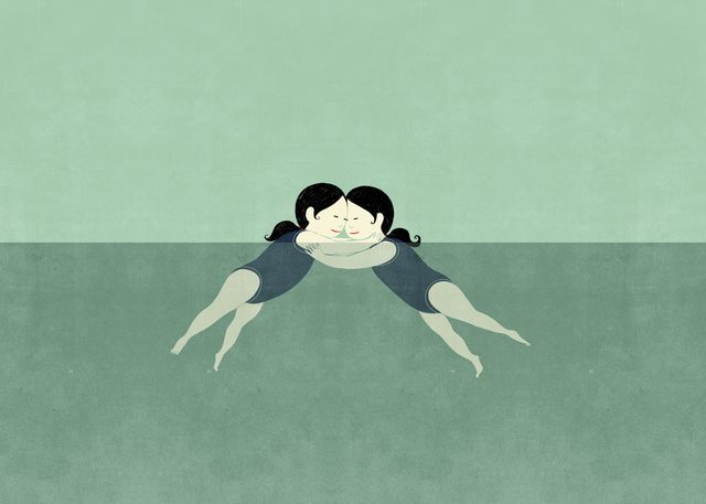 Twin Swimmers