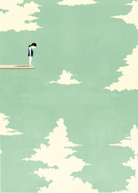 Diving Board in the Clouds