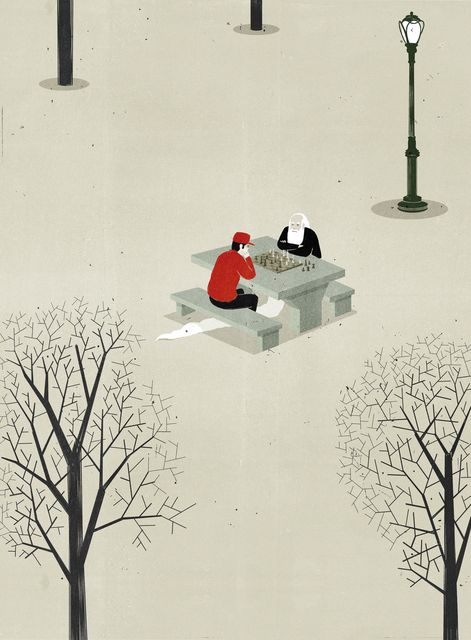 Park Bench Chess