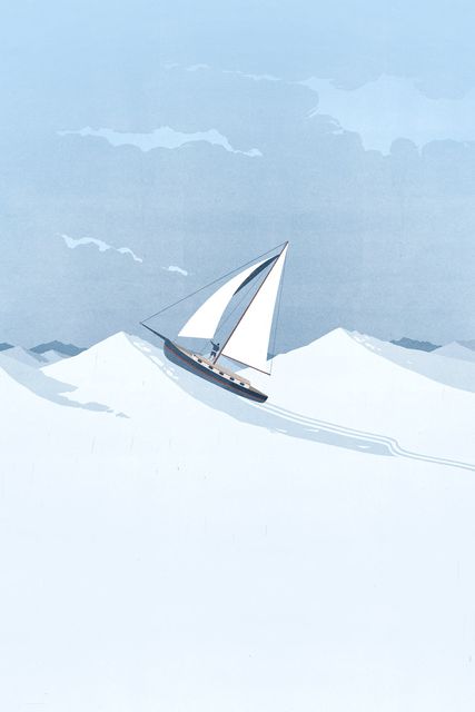 Sailing on Snow