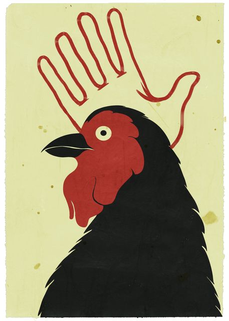 Hand Rooster