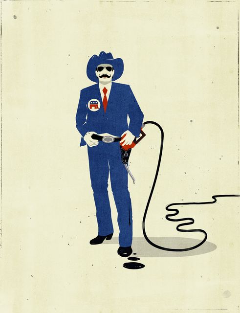 Cowboy with a Drill