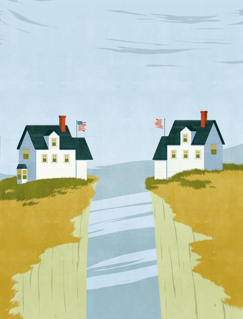 Divided Neighbours