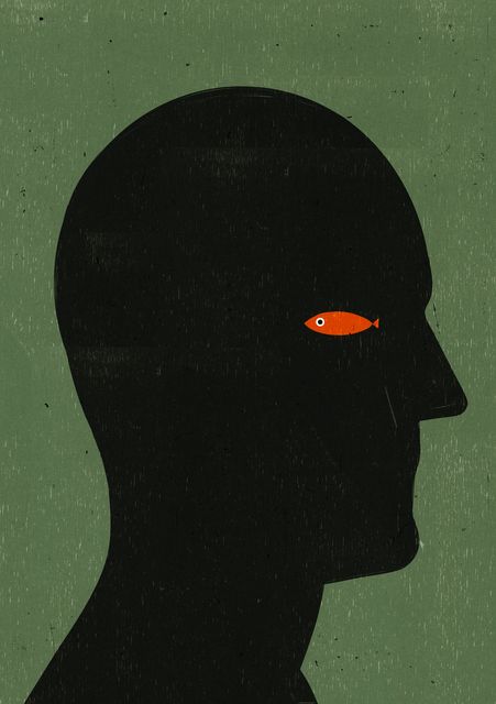 Head with a Fish Eye