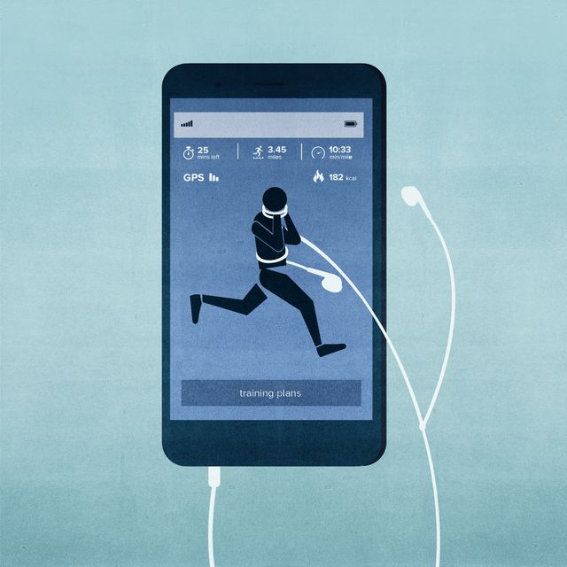 Runner inside the Smartphone