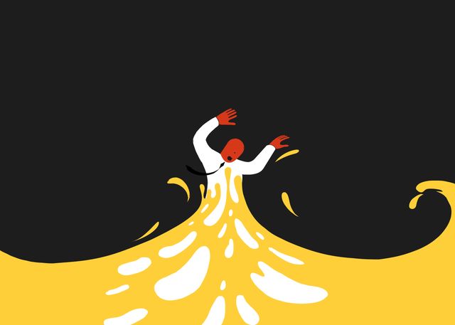 Dancer in the Yellow Wave