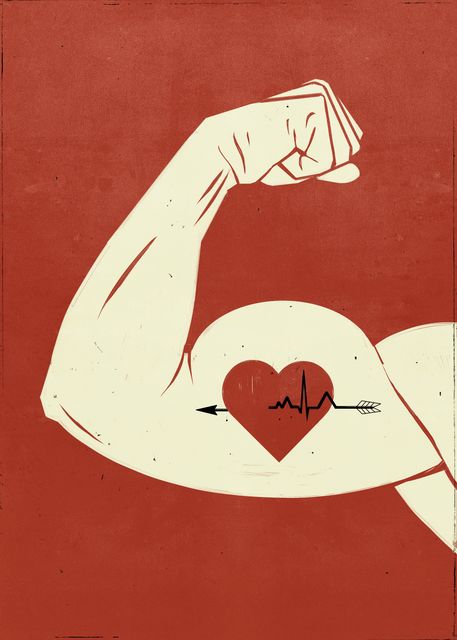Arm with a Heart Tattoo