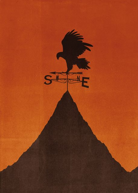 Eagle Weathervane on the Peak