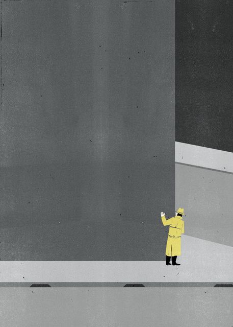 Figure in a Yellow Raincoat