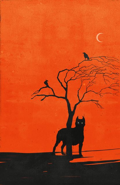 Dog under the Bare Tree
