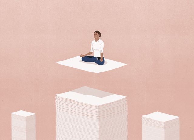 Meditating on the Paper Stacks