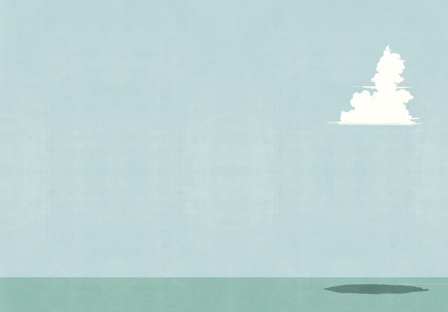 Cloud Shadow on the Sea