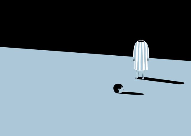 Man and the Shadow Hole