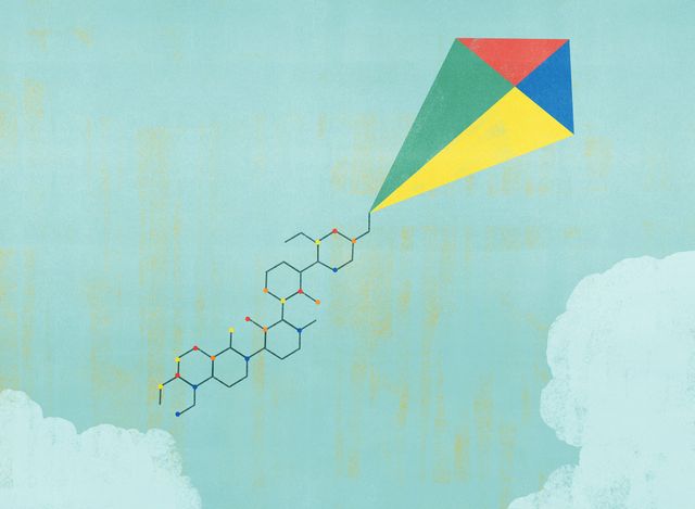 Kite with a Molecule Tail