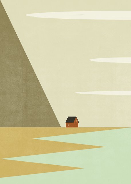House between the Fjords